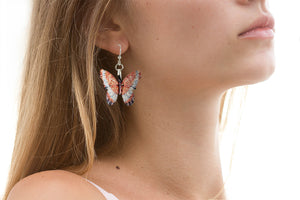 Butterfly - Real Leaf Dangle Earrings