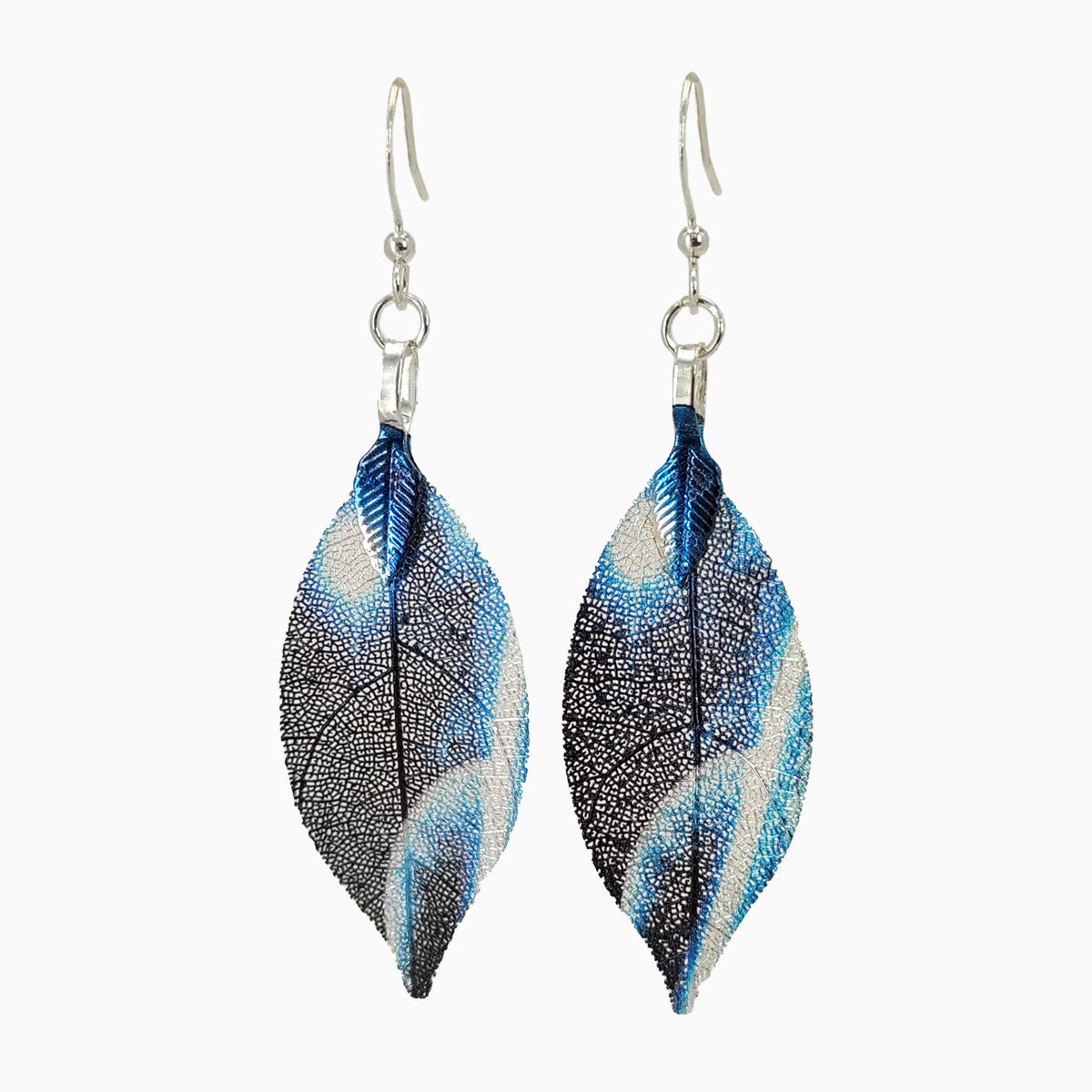 Starry Sky - Real Leaf Dangle Earrings