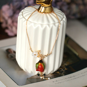 Real Flower Pendant Necklace