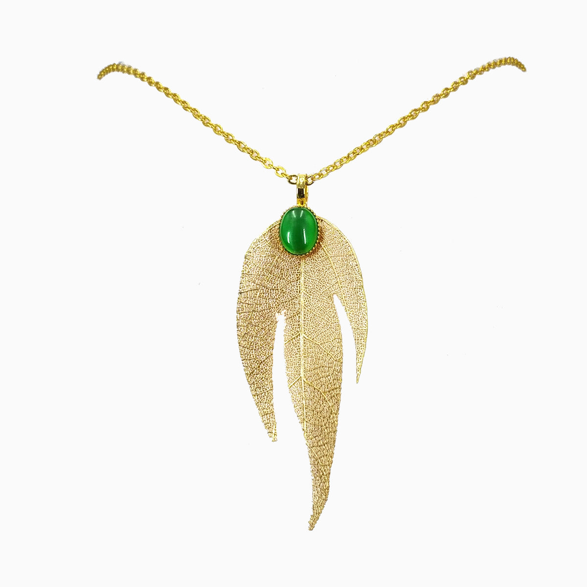 The Leaf of Life - Real Leaf Pendant Necklace