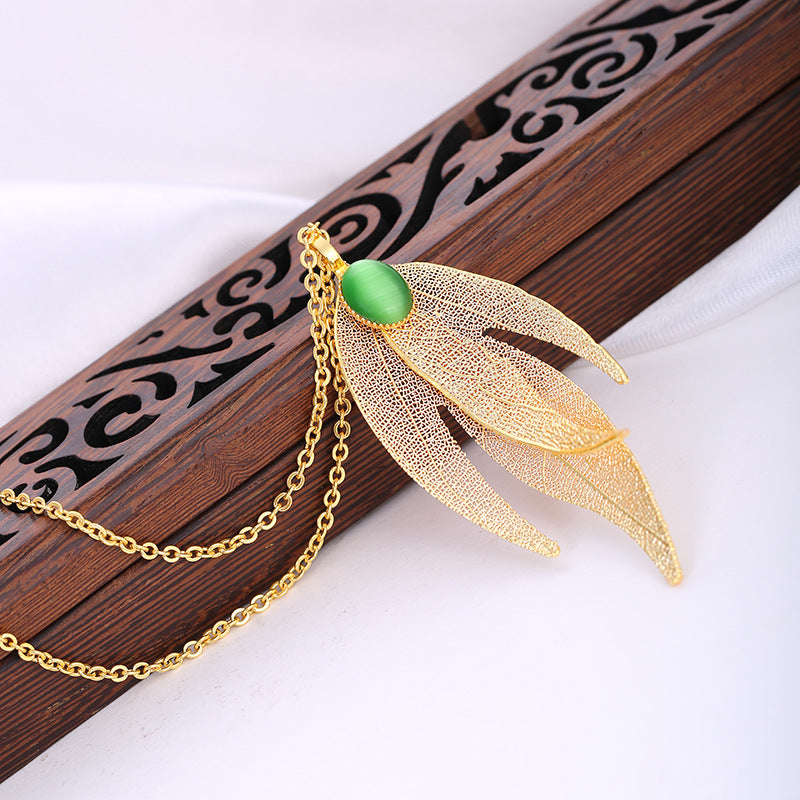 The Leaf of Life - Real Leaf Pendant Necklace