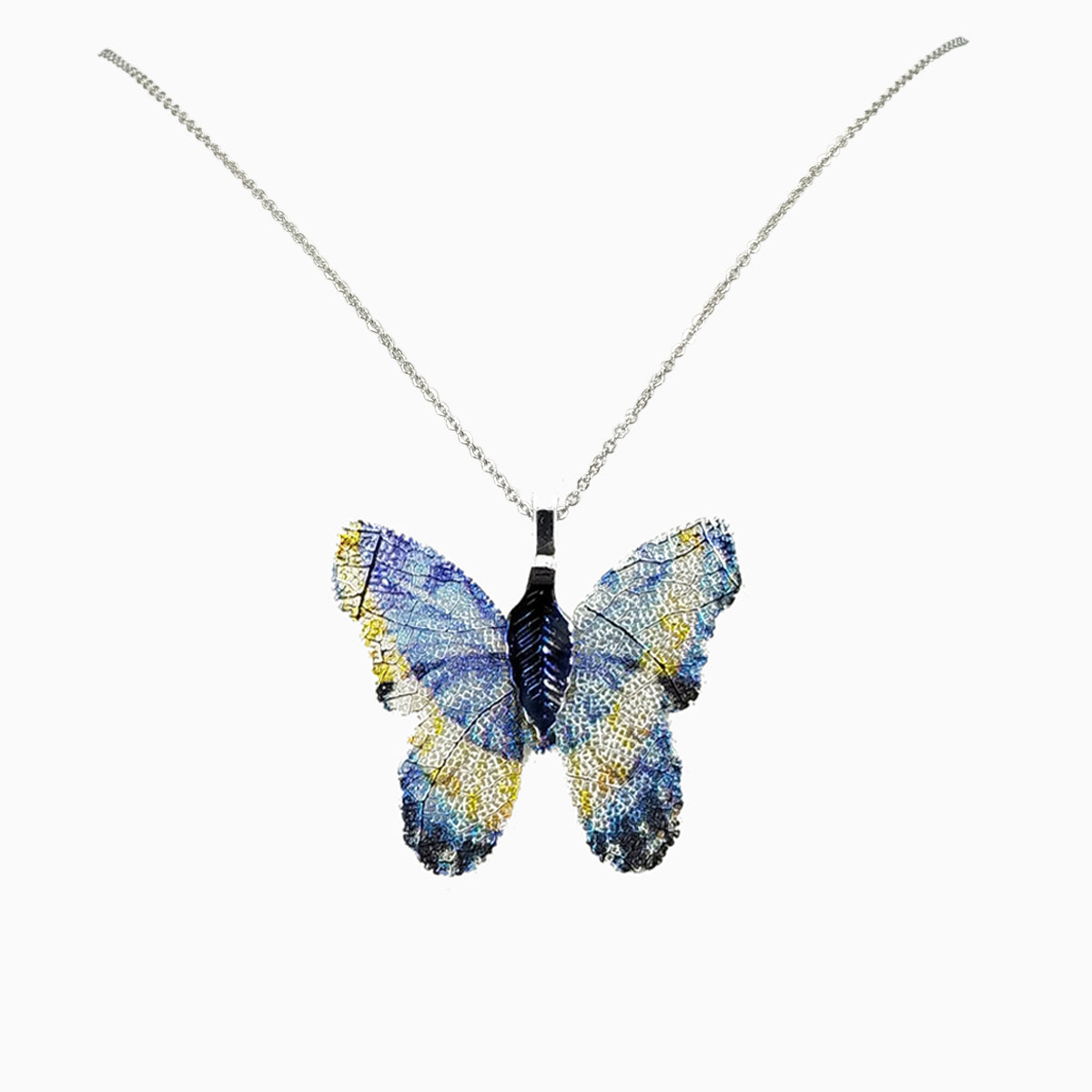 Butterfly - Real Leaf Pendant Necklace