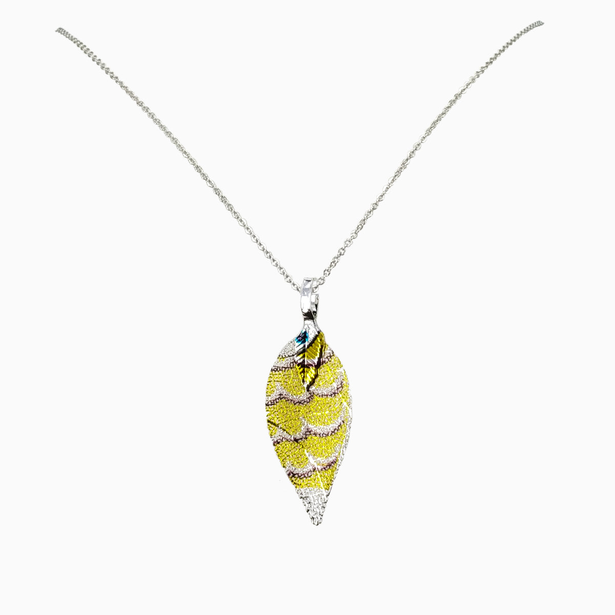 Fish - Real Leaf Pendant Necklace