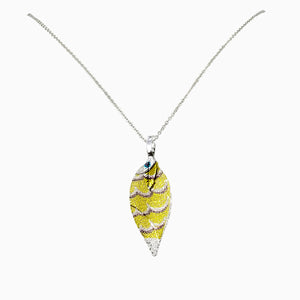 Fish - Real Leaf Pendant Necklace